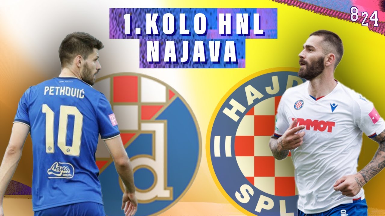 Dinamo Hajduk najava 1. kolo HNL / Podcast 8 24