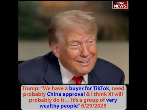 Trump: We have TikTok buyer, most consequential; NBC: Border crossings Trump credit? Murphy: No!