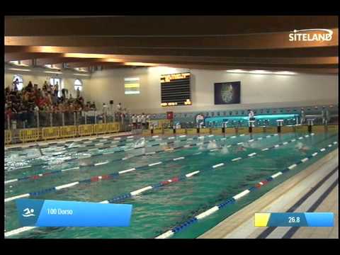 Serie 5 dei 100 Dorso  Assoluti Maschi Master - Campionati Regionali Masters 2014 di Veneto e Friul