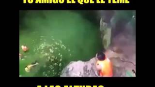 Tu amigo que le tiene miedo a las alturas