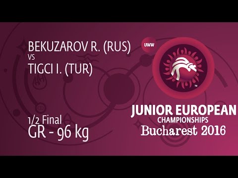 1/2 GR - 96 kg: R. BEKUZAROV (RUS) df. I. TIGCI (TUR), 6-3