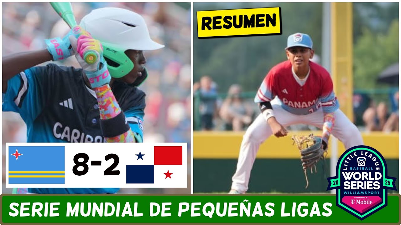PANAMÁ SUFRIÓ PRIMERA DERROTA por 8-2 vs ARUBA en la Serie Mundial de Pequeñas Ligas | ESPN Beisbol
