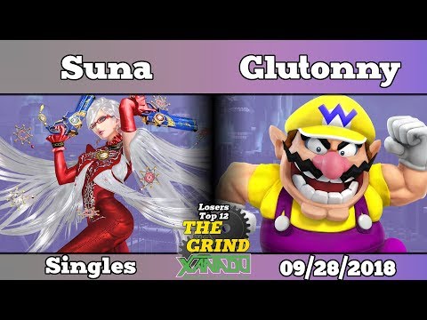 The Grind 45 Suna~ (Bayonetta) vs Glutonny (Wario) Losers Top 12