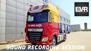 Sound recording session daf xf pure excellence