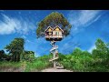 Survival Girl Living Alone 100 Days Building A Modern Luxury Treehouse Billionaire Dream To Live