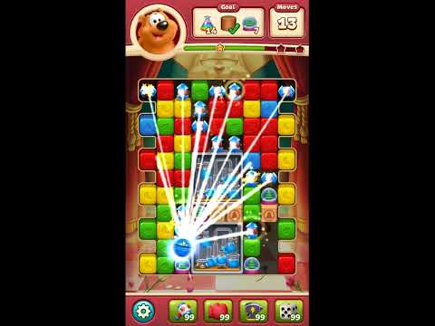 Toon Blast Level 6165 - NO BOOSTERS 🐻🐺🐱 | SKILLGAMING ✔️