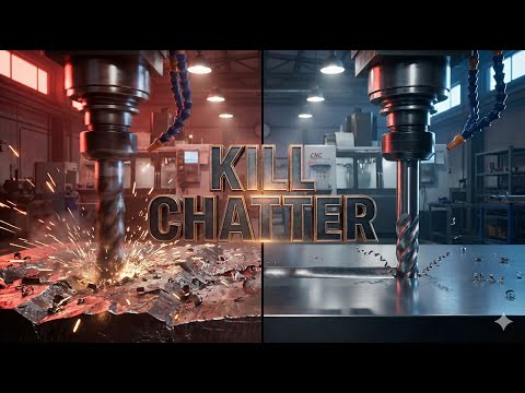 Stop Destroying Tools: The Ultimate Chatter Fix for CNC Milling