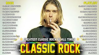Classic Rock Songs 70s 80s 90s Full Album - Guns N Roses, Metallica, Queen,Aerosmith, Bon Jovi, ACDC