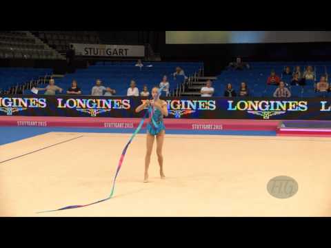 ZHANG Doudou (CHN) 2015 Rhythmic Worlds Stuttgart - Qualifications Ribbon