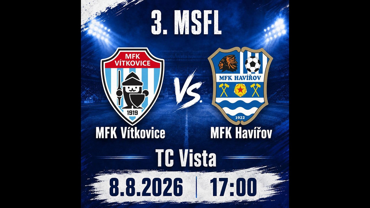 3. MSFL
Vítkovice Havířov
08.08.2026