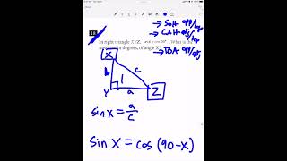 OCTOBER 2021 SAT (US) — Math NO CALCULATOR Question #18 (Triangles + Trig Identities)