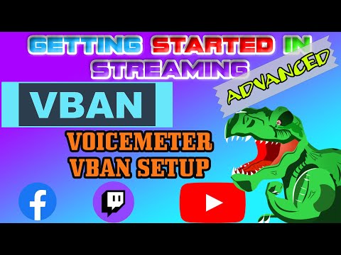 Getting Started In Streaming Advanced VBAN SETUP 2023 #voicemeter #streaming #VBAN #audio #network