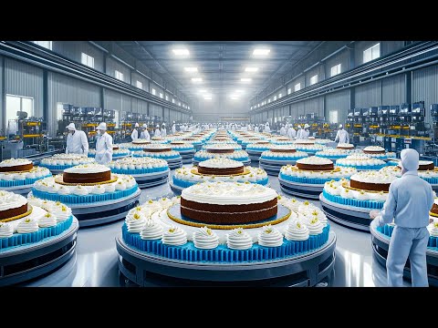 Amazing Machines Create Perfectly Layered CARVEL Ice Cream Cakes !