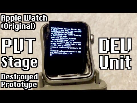 Apple Watch Prototype That Was Destroyed - Development Unit (PVT SwitchBoard) - Apple History