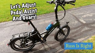Adjusting Pedal Assist Levels and Gears - Lectric One