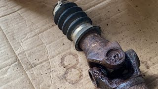 Replacing Rear Driveshaft U-Joints on 1997 2.5L Jeep Wrangler TJ
