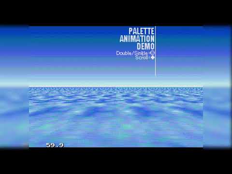 Palette Demo (Sega Genesis)[Scaling & Transparency]