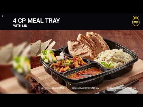 Compartment Meal Tray With Lid