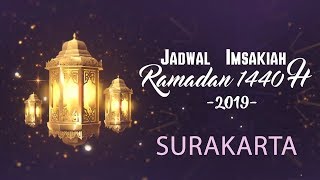 Jadwal Imsakiah Surakarta Bulan Ramadan 1440 H, Sabtu 11 Mei 2019