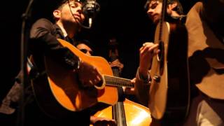 The Avett Brothers in Charlotte, sing, Back Home Again by John Denver