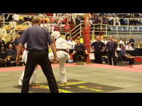Fábián Márk vs Dybo Oleh European Championship Shinkyokushin 2012 Belgium
