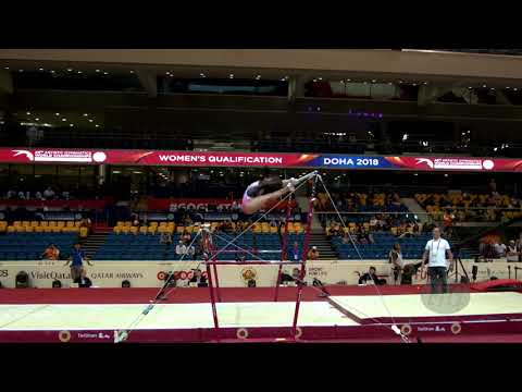 MOHAMED Mandy (EGY) - 2018 Artistic Worlds, Doha (QAT) - Qualifications Uneven Bars