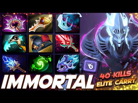 Immortal Spectre Elite Carry 40 Kills - Dota 2 Pro Gameplay [Watch & Learn]