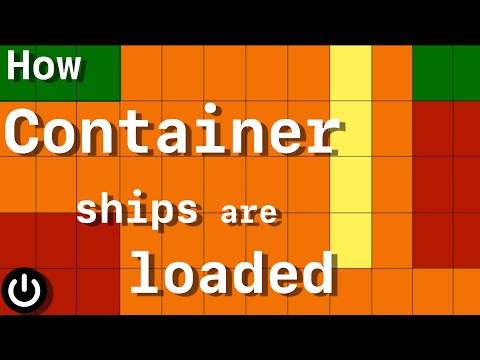 Part of a video titled How Container Ships Are Loaded so Fast - YouTube