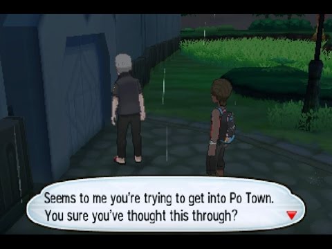 Pokemon Sun: part 14| Chasing down Team Skull at Po Town (no commentary)