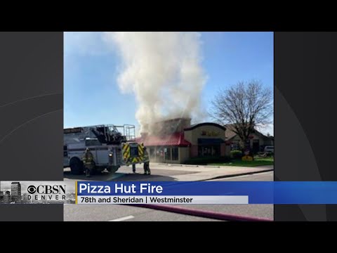 A Pizza Hut In Westminster Partially Collapsed After A Fire This Morning