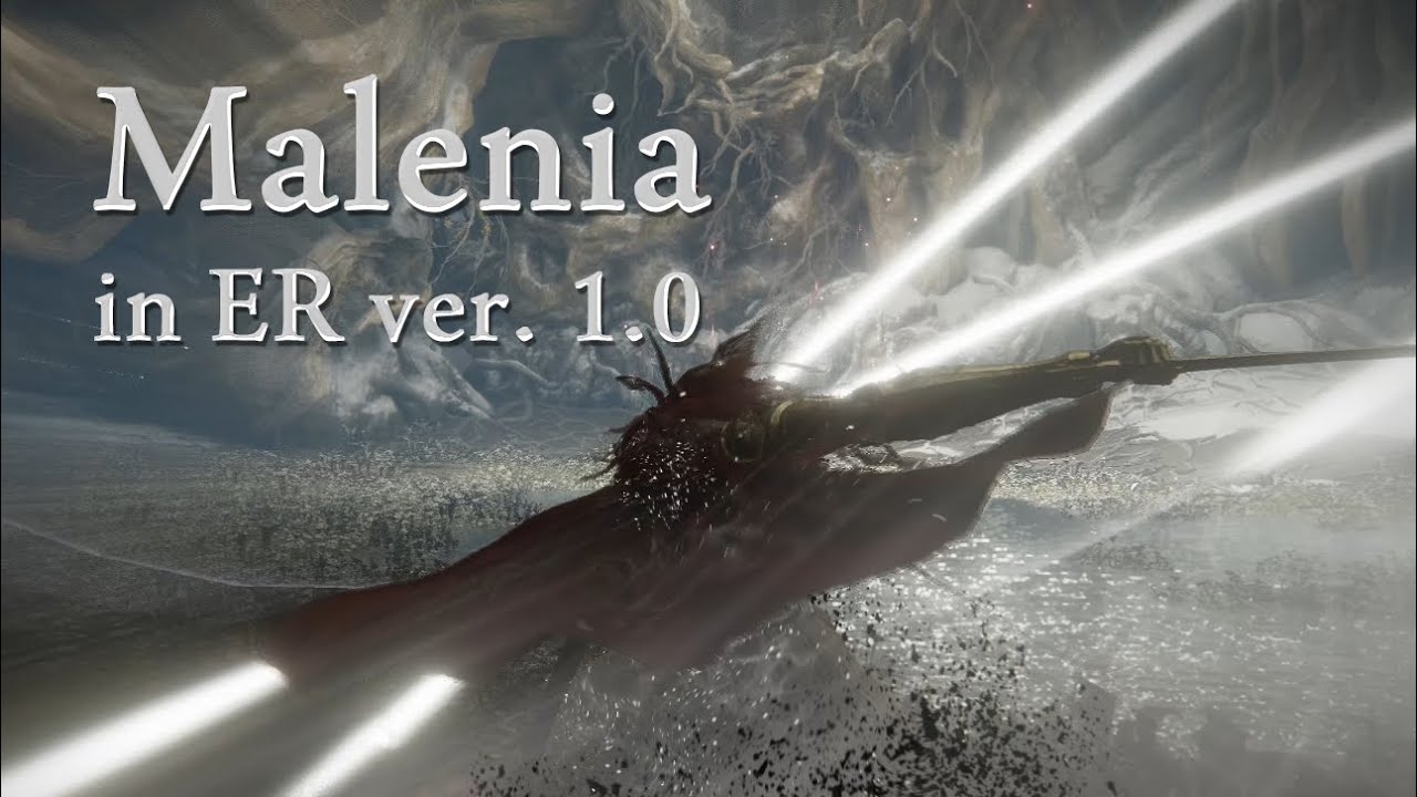 Malenia in Elden Ring ver. 1.0 - YouTube