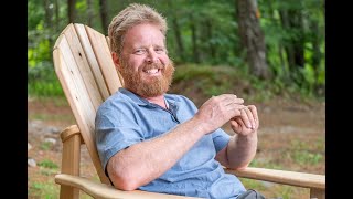 Building a Z Back Door with Chase Morrill of Maine Cabin Masters - Installing the Door Latch