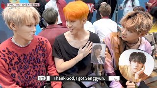 (eng sub) Donghan unboxing JBJ95 album with Kenta and Sanggyun 🤔