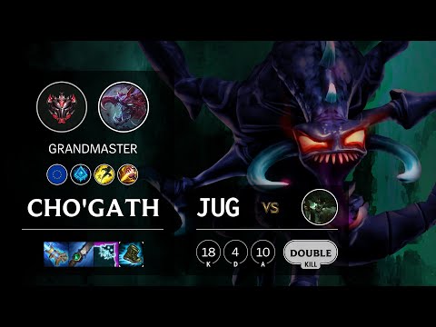 Cho'Gath Jungle vs Warwick - EUW Grandmaster Patch 10.13