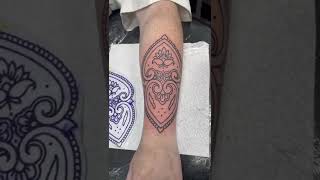 Best Heart ornament design hand tattoo