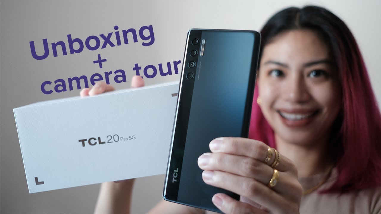 TCL 20 Pro 5G CAMERA TOUR + unboxing