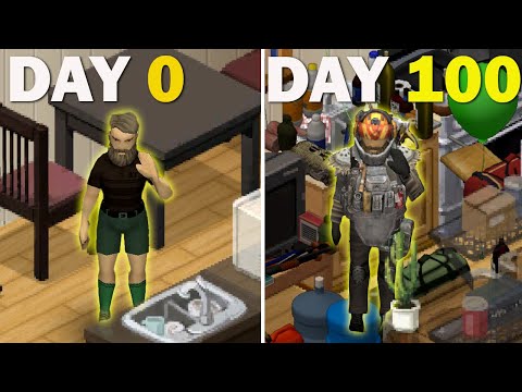 100 Day Nomad Adventure - Project Zomboid Movie