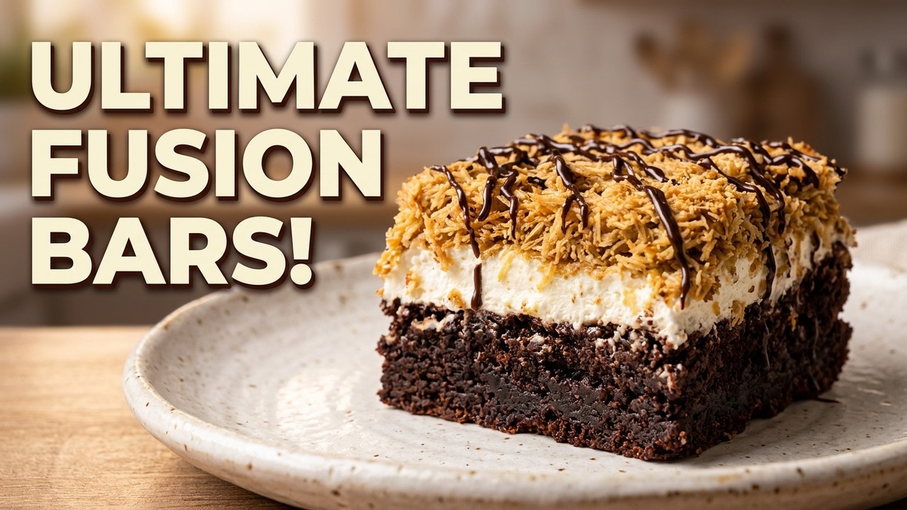 Dubai Chocolate Cheesecake Brownie Bars