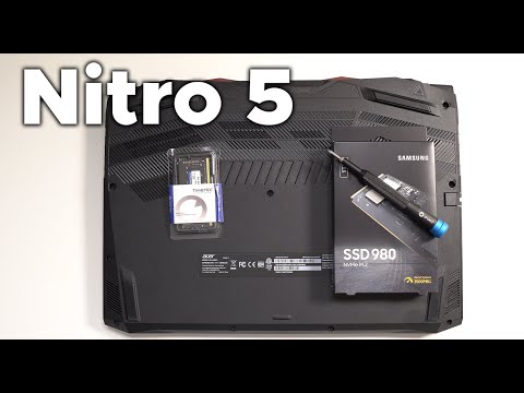 Acer Nitro 5 SSD and RAM Upgrade