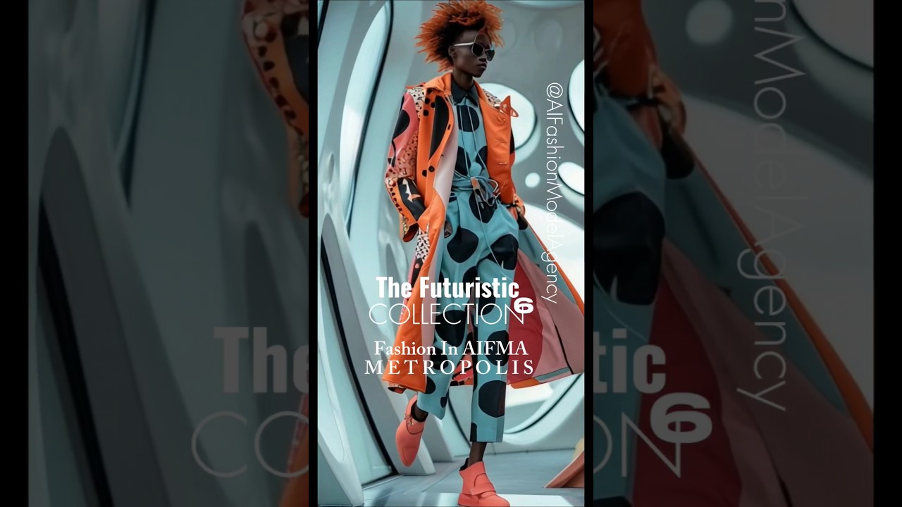 Out Of This World Fashion 6 - Color Blobs - The Futuristic Collection 6 - Fashion In AIFMA AI City