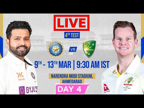 🔴#Индия против #Австралии, 4-й тестовый матч, день 4 | Онлайн-трансляция тестового матча IND против AUS, счёт, комментарии #indvsaus