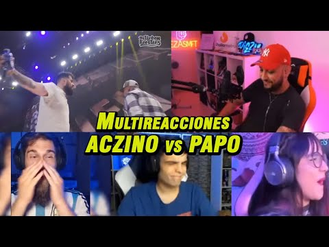 ACZINO vs PAPO *Minutos Libres* | MULTIREACCIONES