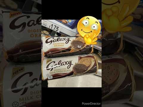 New Digestive galaxy chocolate biscuits, orange digestive avaliable in Asda #shorts #shinewithshorts