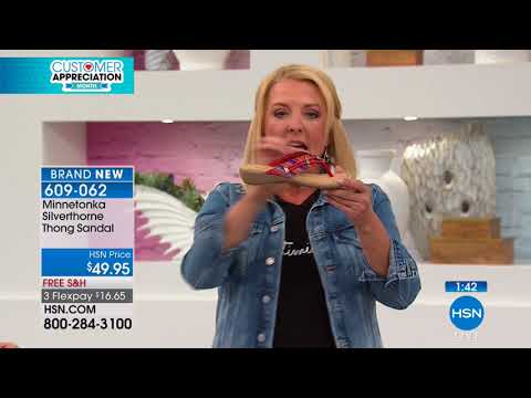 HSN | Minnetonka Footwear 04.10.2018 - 11 PM