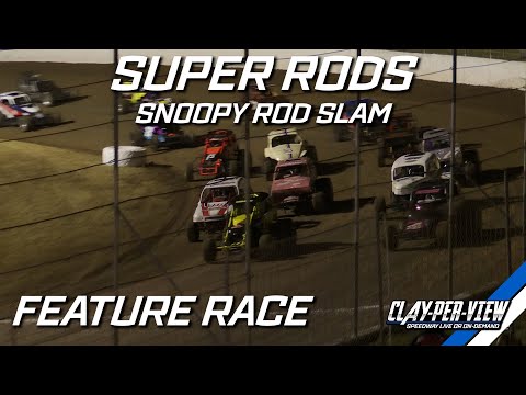 Super Rods | Snoopy Slam - A-Main - Simpson - 21st Jan 2023 | Clay-Per-View Highlights