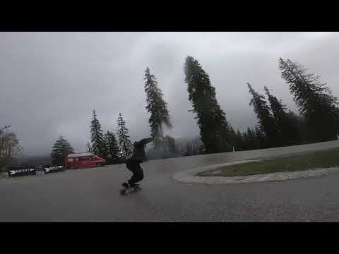 Dave Süess wet standup run "Alpenrauschen"