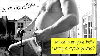 Can I pump up my belly with a bike pump?? 😳 Yes is the answer!!!