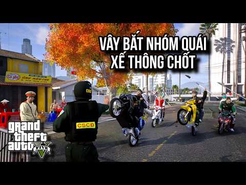GTA V # Cảnh Sát Cơ Động Trấn Áp Tội Phạm Náo Loạn Đường Phố | Ngọc Lâm Gaming