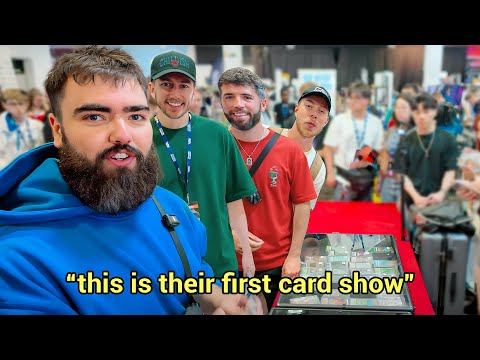 The SIDEMEN Came to My Table! | Pokémon Vendor POV in London!