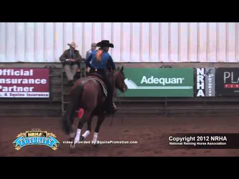 Timber Enterprise ridden by Robin Mazzoca - 2012 NRHA Futurity (Rookie of the Year)